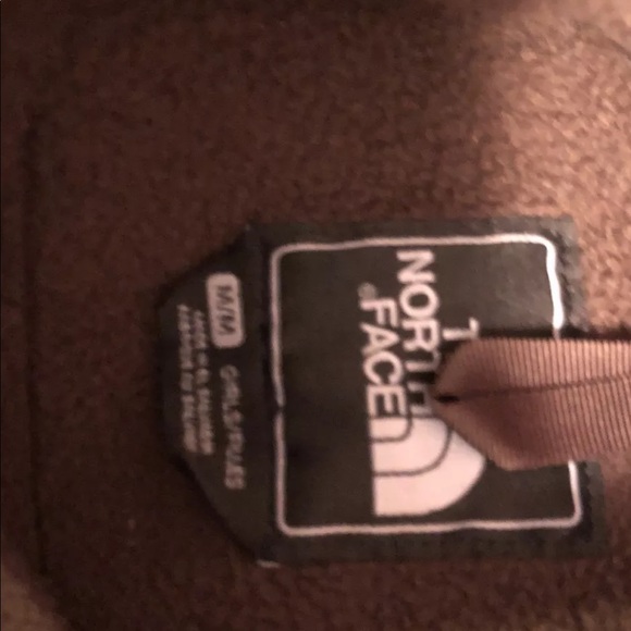 Girls size medium brown north face Denali jacket - Picture 2 of 2